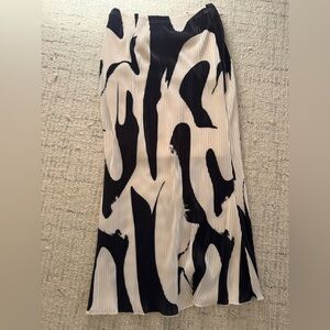 Black and Cream Abstract Print Matching Set